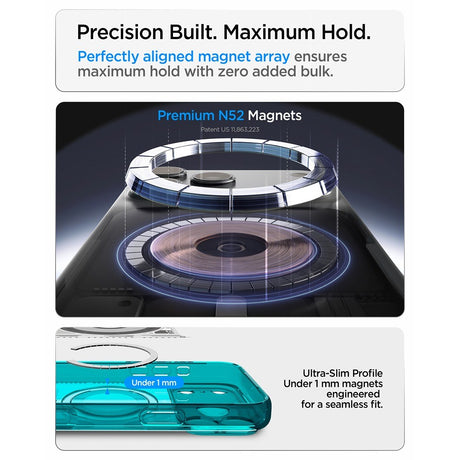 Spigen iPhone 17 Pro/iPhone 18 Pro Deksel Classic C1 MagFit Bondi-blå