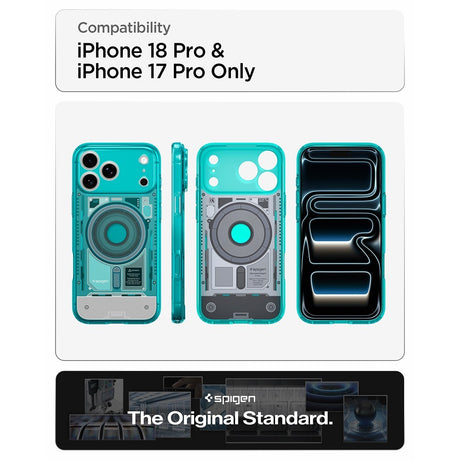 Spigen iPhone 17 Pro/iPhone 18 Pro Deksel Classic C1 MagFit Bondi-blå