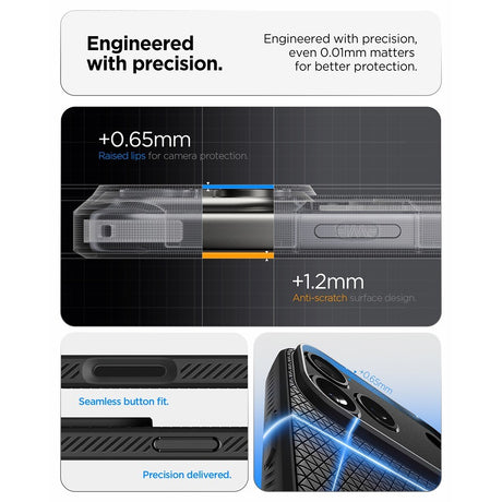 Spigen iPhone 17 Pro/iPhone 18 Pro Deksel Liquid Air Matte Black