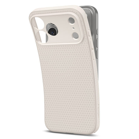Spigen iPhone 17 Pro/iPhone 18 Pro Deksel Liquid Air Natural Titan