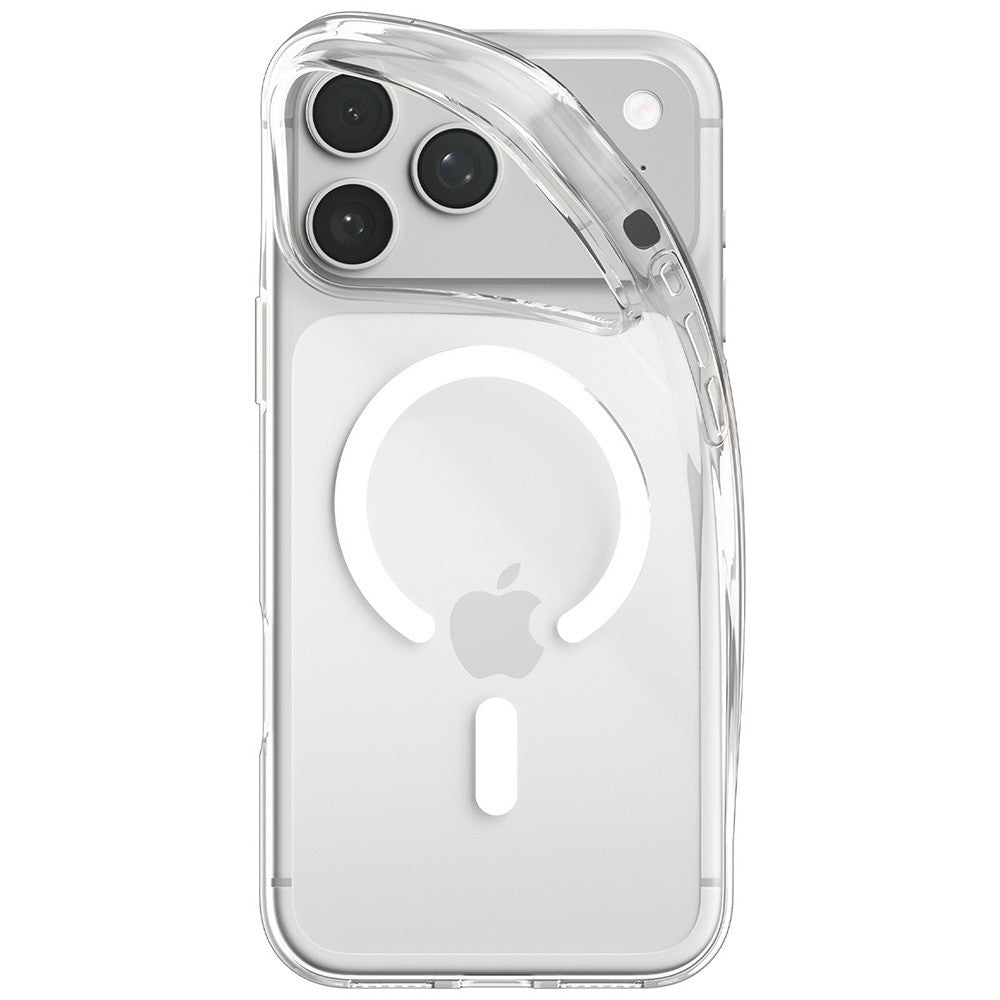 Spigen iPhone 17 Pro/iPhone 18 Pro Deksel Liquid Crystal MagFit Clear White
