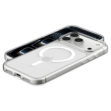 Spigen iPhone 17 Pro/iPhone 18 Pro Deksel Liquid Crystal MagFit Clear White