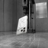 Spigen iPhone 17 Pro/iPhone 18 Pro Deksel Liquid Crystal MagFit Clear White