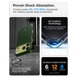 Spigen iPhone 17 Pro/iPhone 18 Pro Deksel Nano Pop Hybrid MagFit Avo Green