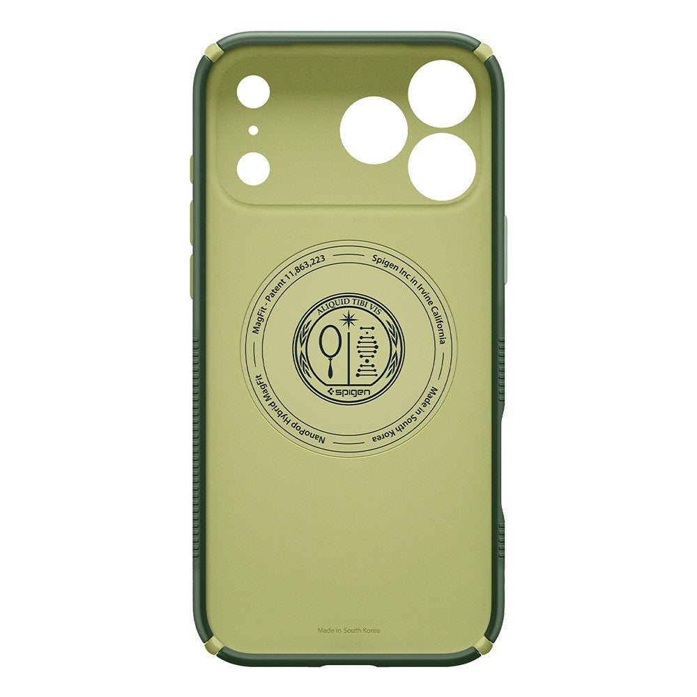 Spigen iPhone 17 Pro/iPhone 18 Pro Deksel Nano Pop Hybrid MagFit Avo Green