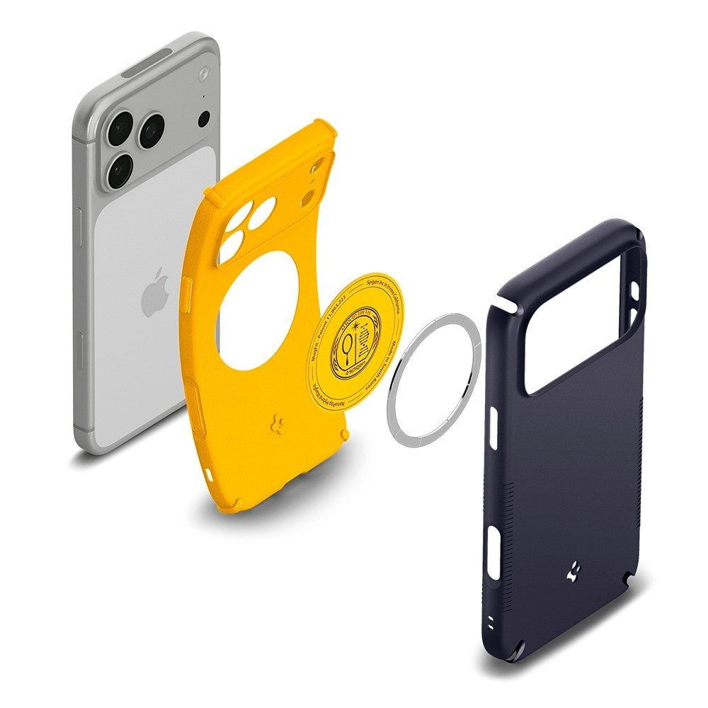 Spigen iPhone 17 Pro/iPhone 18 Pro Deksel Nano Pop Hybrid MagFit Blueberry Navy