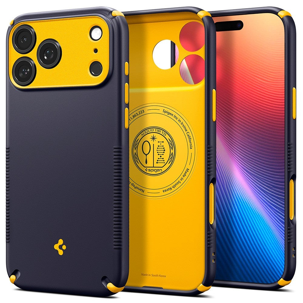 Spigen iPhone 17 Pro/iPhone 18 Pro Deksel Nano Pop Hybrid MagFit Blueberry Navy