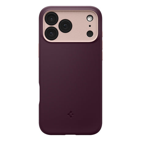 Spigen iPhone 17 Pro/iPhone 18 Pro Deksel Nano Pop MagFit Burgundy Bean