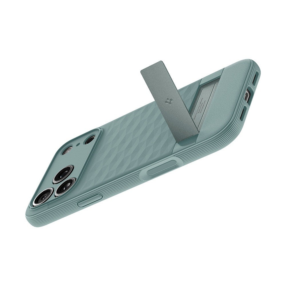 Spigen iPhone 17 Pro/iPhone 18 Pro Deksel Parallax S MagFit salviegrønn