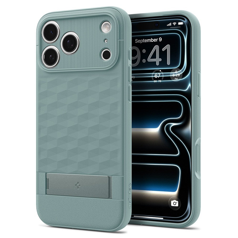 Spigen iPhone 17 Pro/iPhone 18 Pro Deksel Parallax S MagFit salviegrønn
