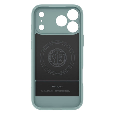 Spigen iPhone 17 Pro/iPhone 18 Pro Deksel Parallax S MagFit salviegrønn