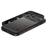 Spigen iPhone 17 Pro/iPhone 18 Pro Deksel Tough Armor T MagFit Gunmetal