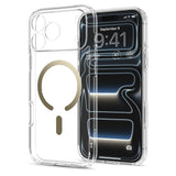 Spigen iPhone 17 Pro/iPhone 18 Pro Deksel Ultra Hybrid MagFit Clear Gold