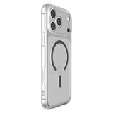Spigen iPhone 17 Pro/iPhone 18 Pro Deksel Ultra Hybrid MagFit Clear Graphite