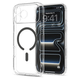 Spigen iPhone 17 Pro/iPhone 18 Pro Deksel Ultra Hybrid MagFit Clear Graphite