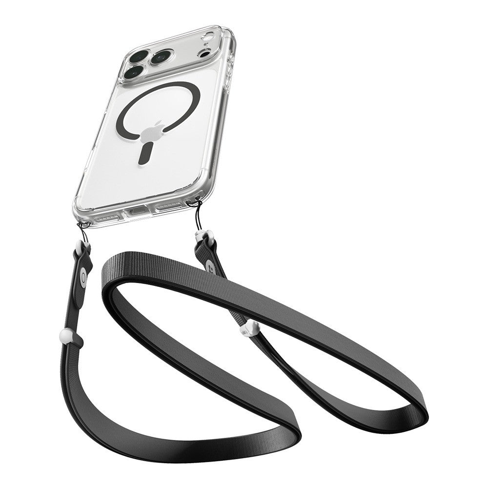 Spigen iPhone 17 Pro/iPhone 18 Pro Deksel Ultra Hybrid MagFit Clear Graphite
