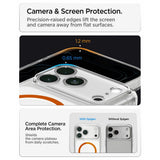 Spigen iPhone 17 Pro/iPhone 18 Pro Deksel Ultra Hybrid MagFit Clear Oransje