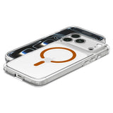 Spigen iPhone 17 Pro/iPhone 18 Pro Deksel Ultra Hybrid MagFit Clear Oransje