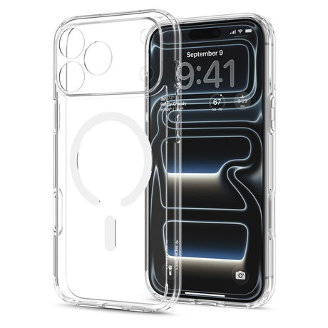 Spigen iPhone 17 Pro/iPhone 18 Pro Deksel Ultra Hybrid MagFit Clear White