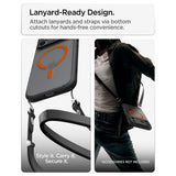 Spigen iPhone 17 Pro/iPhone 18 Pro Deksel Ultra Hybrid MagFit Frost Black Oransje