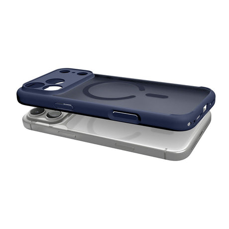 Spigen iPhone 17 Pro/iPhone 18 Pro Deksel Ultra Hybrid MagFit frost-mørkeblå