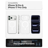 Spigen iPhone 17 Pro/iPhone 18 Pro Deksel Ultra Hybrid MagFit Frost White