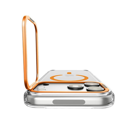 Spigen iPhone 17 Pro/iPhone 18 Pro Deksel Ultra Hybrid Optik S MagFit gjennomsiktig Oransje