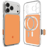 Spigen iPhone 17 Pro/iPhone 18 Pro Deksel Ultra Hybrid T MagFit Glossy Oransje