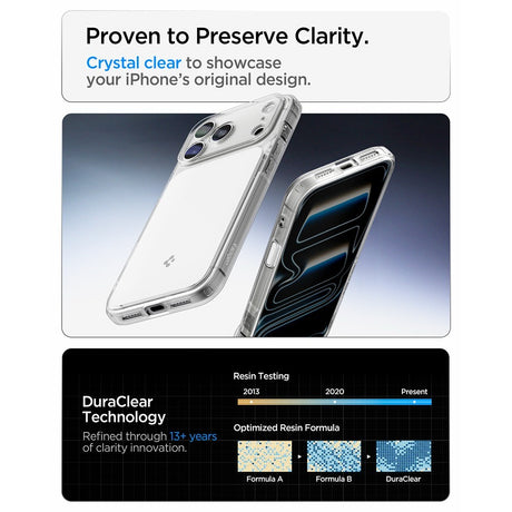 Spigen iPhone 17 Pro/iPhone 18 Pro Deksel Ultra Hybrid T MagFit Glossy White