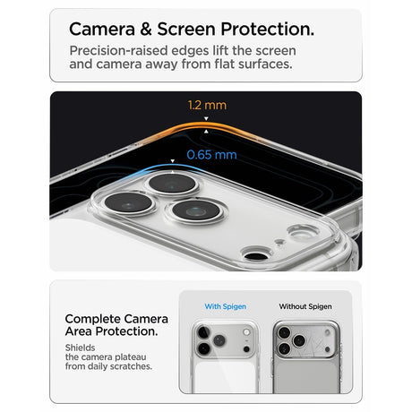 Spigen iPhone 17 Pro/iPhone 18 Pro Deksel Ultra Hybrid T MagFit Glossy White