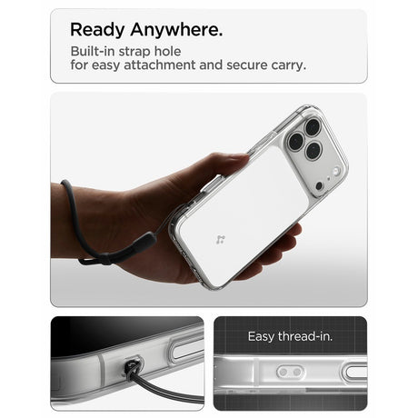 Spigen iPhone 17 Pro/iPhone 18 Pro Deksel Ultra Hybrid T MagFit Glossy White