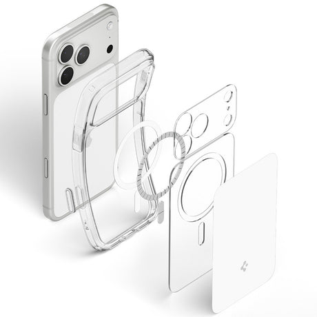 Spigen iPhone 17 Pro/iPhone 18 Pro Deksel Ultra Hybrid T MagFit Glossy White