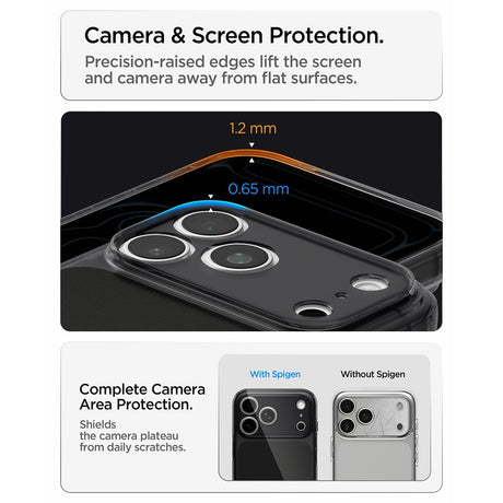 Spigen iPhone 17 Pro/iPhone 18 Pro Deksel Ultra Hybrid T MagFit Matte Black