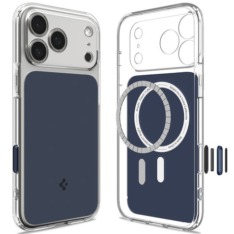 Spigen iPhone 17 Pro/iPhone 18 Pro Deksel Ultra Hybrid T MagFit Matte Blue