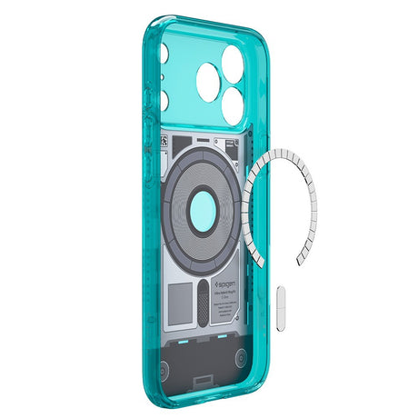 Spigen iPhone 17 Pro Max/iPhone 18 Pro Max Deksel Classic C1 MagFit Bondi-blå
