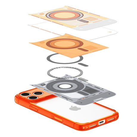 Spigen iPhone 17 Pro Max/iPhone 18 Pro Max Deksel Classic C1 MagFit mandarin