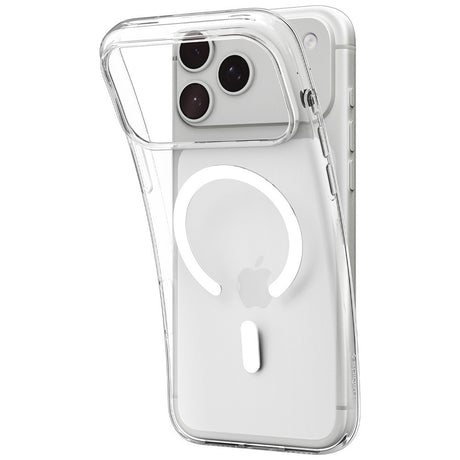 Spigen iPhone 17 Pro Max/iPhone 18 Pro Max Deksel Liquid Crystal MagFit Clear White