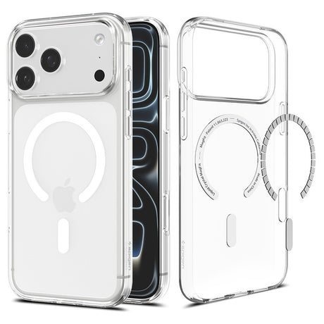 Spigen iPhone 17 Pro Max/iPhone 18 Pro Max Deksel Liquid Crystal MagFit Clear White