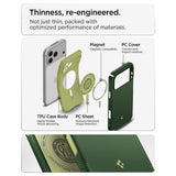 Spigen iPhone 17 Pro Max/iPhone 18 Pro Max Deksel Nano Pop Hybrid MagFit Avo Green