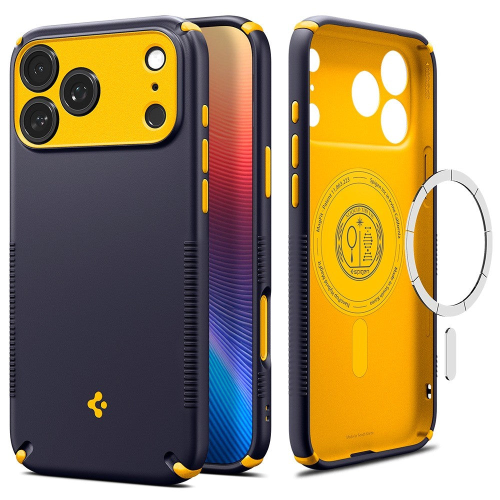 Spigen iPhone 17 Pro Max/iPhone 18 Pro Max Deksel Nano Pop Hybrid MagFit Blueberry Navy