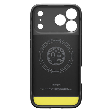 Spigen iPhone 17 Pro Max/iPhone 18 Pro Max Deksel Rugged Armor MagFit Matte Black
