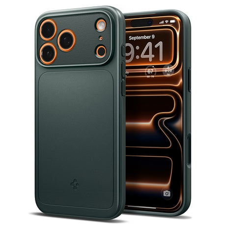 Spigen iPhone 17 Pro Max/iPhone 18 Pro Max Deksel Thin Fit MagFit Abyss Green