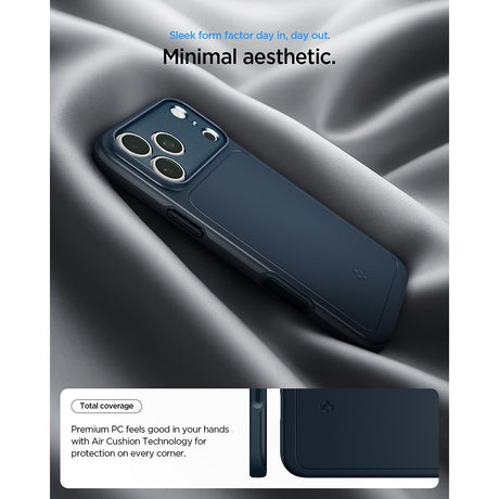 Spigen iPhone 17 Pro Max/iPhone 18 Pro Max Deksel Thin Fit MagFit Metal Slate