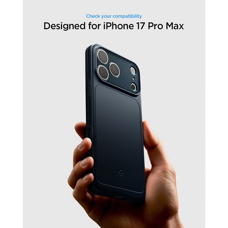 Spigen iPhone 17 Pro Max/iPhone 18 Pro Max Deksel Thin Fit MagFit Metal Slate