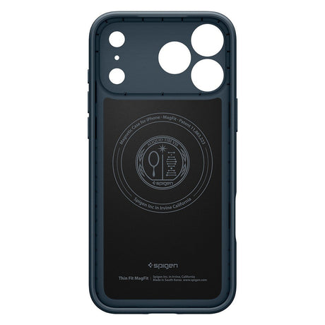 Spigen iPhone 17 Pro Max/iPhone 18 Pro Max Deksel Thin Fit MagFit Metal Slate