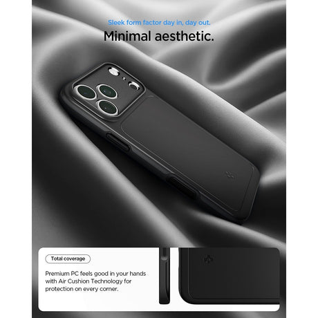 Spigen iPhone 17 Pro Max/iPhone 18 Pro Max Deksel Thin Fit MagFit Svart