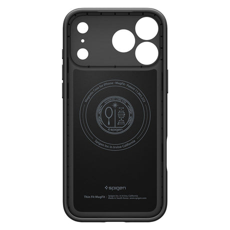Spigen iPhone 17 Pro Max/iPhone 18 Pro Max Deksel Thin Fit MagFit Svart