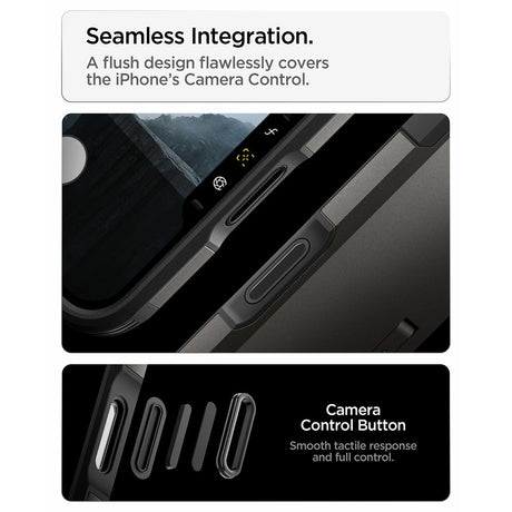 Spigen iPhone 17 Pro Max/iPhone 18 Pro Max Deksel Tough Armor T MagFit Gunmetal