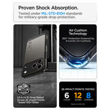 Spigen iPhone 17 Pro Max/iPhone 18 Pro Max Deksel Tough Armor T MagFit Gunmetal