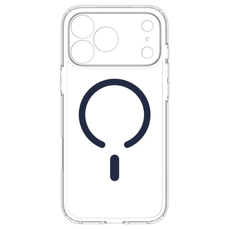 Spigen iPhone 17 Pro Max/iPhone 18 Pro Max Deksel Ultra Hybrid MagFit Clear Deep Blue
